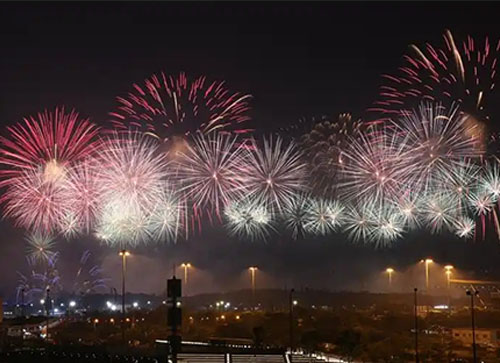 虞城县焰火晚会